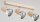 Deckenspot flexibel 3-flammig Metall Chrom E27 54 cm