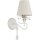 Wandleuchte Stoff Weiß E14 B:14 cm Modern blendarm
