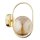 Wandleuchte Glas Gold Bernstein E14 B:15 cm dekorativ