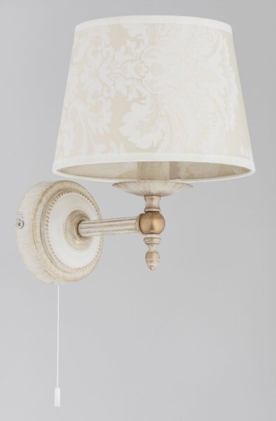 Wandlampe blendarm Stoff Weiß E14 B:20 cm dekorativ