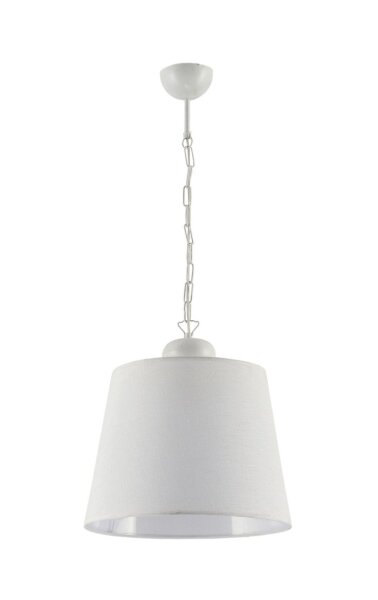 Pendelleuchte Weiß Ø38cm wohnlich LOCOLA Esszimmer