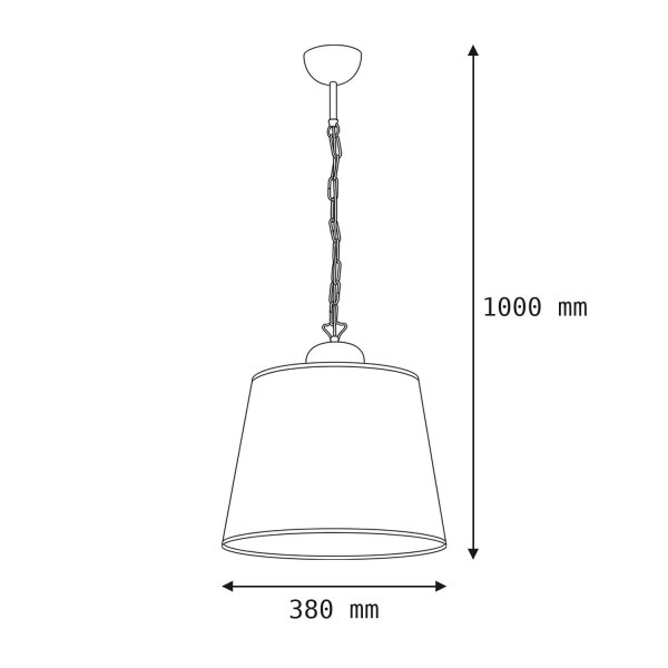 Pendelleuchte Weiß Ø38cm wohnlich LOCOLA Esszimmer
