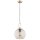 Pendelleuchte Glas Gold Bernstein E27 L:25 cm Modern