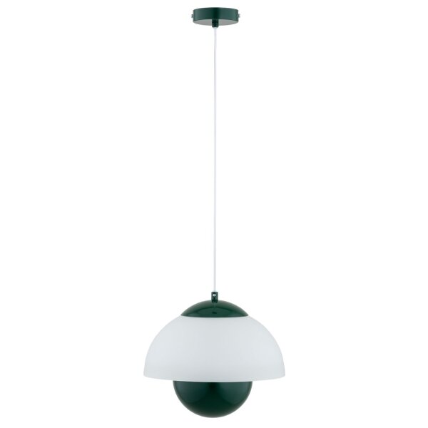 Pendelleuchte Glas Grün E27 L:30 cm Modern dekorativ