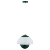 Pendelleuchte Glas Gr&uuml;n E27 L:30 cm Modern dekorativ