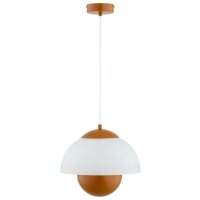 Pendelleuchte Glas Rost E27 L:30 cm Modern dekorativ