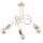 Deckenlampe Metall Gold E27 L:48 cm Modern dekorativ