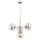 Pendelleuchte 4-flammig Glas Gold Bernstein E14 L:50 cm