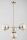 Pendelleuchte 4-flammig Glas Gold Bernstein E14 L:50 cm