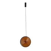 LED Pendelleuchte Schwarz Bernstein 3000K Ø34,5 cm...
