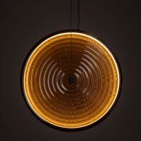 LED Pendelleuchte Schwarz Bernstein 3000K Ø34,5 cm...