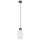 Pendelleuchte blendarm Grau Glas Keramik E27 Ø14 cm