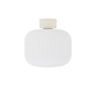 Deckenleuchte Beige Glas Keramik E27 B:25 cm Modern