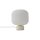 Tischleuchte Beige Glas Keramik E27 H:23 cm Modern
