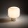 Tischleuchte Beige Glas Keramik E27 H:23 cm Modern