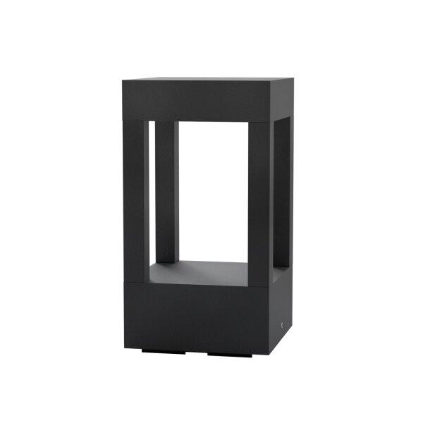 LED Wegeleuchte Schwarz Aluminium 3000K H:20 cm IP65