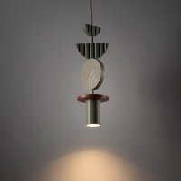Pendelleuchte Beige Terrakotta Modern GU10 Ø12 cm...