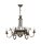 Rustikaler Lüster BELRAD Shabby Braun Ø62cm Lampe