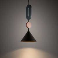 Pendelleuchte Blau Terrakotta Graphit GU10 Ø20,5 cm
