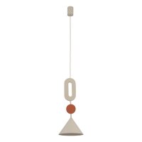 Pendelleuchte Beige Terrakotta GU10 &Oslash;20,5 cm Modern