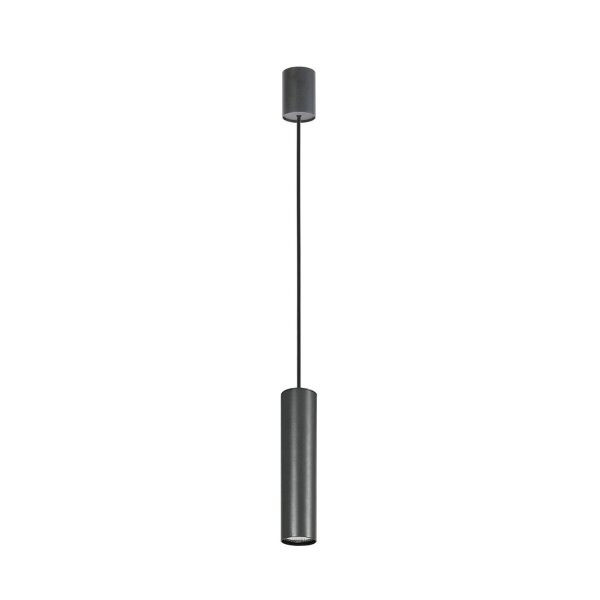 Pendelleuchte Graphit Stahl GU10 Ø5,5 cm rund