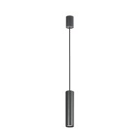Pendelleuchte Graphit Stahl GU10 Ø5,5 cm rund