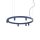 Pendelleuchte Marineblau Alu GU10 Ø80 cm Modern rund