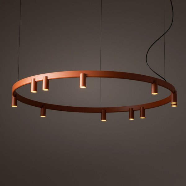 Pendelleuchte Terrakotta Aluminium GU10 Ø116 cm Modern