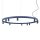 Pendelleuchte Marineblau Aluminium GU10 Ø116 cm rund