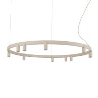 Pendelleuchte Beige Aluminium GU10 rund Ø116 cm...
