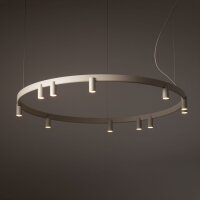 Pendelleuchte Beige Aluminium GU10 rund Ø116 cm...