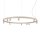 Pendelleuchte Beige Aluminium GU10 rund Ø116 cm Modern