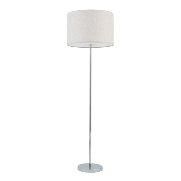 Stehleuchte blendarm Creme Stoff E27 154 cm Modern