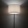 Stehleuchte blendarm Creme Stoff E27 154 cm Modern