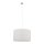 Pendelleuchte blendarm Creme Stoffschirm E27 Ø50 cm