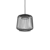 Pendelleuchte Downlight Grau Stahl GX53 &Oslash;18 cm rund