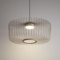 Pendelleuchte Downlight Beige GX53 Ø38 cm Modern rund