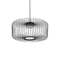 Pendelleuchte Downlight Grau Stahl GX53 &Oslash;38 cm rund