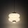 LED Pendelleuchte Graphit Glas Edelstahl 3000K Ø16 cm