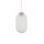 Pendelleuchte Beige Glas Stahl Modern E14 L:20 cm rund