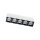 LED Deckenlampe Wei&szlig; Schwarz 3000K L:19,5 cm Aluminium
