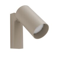 Wandleuchte schwenkbar Beige Stahl GU10 T:13 cm Modern