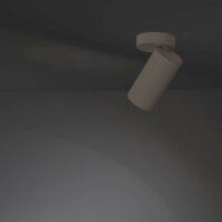 Deckenleuchte schwenkbar Beige GU10 L:15 cm Modern