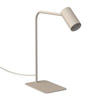 Tischleuchte schwenkbar Beige Stahl GU10 H:45 cm Modern