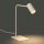 Tischleuchte schwenkbar Beige Stahl GU10 H:45 cm Modern