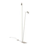 Stehleuchte schwenkbar Beige Stahl XXL GU10 H:216 cm