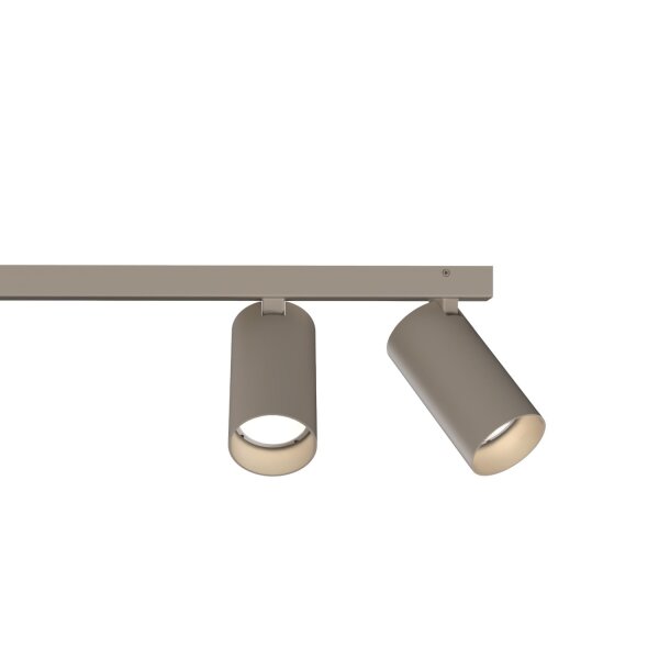 Deckenleuchte schwenkbar Beige Stahl GU10 L:84 cm Modern