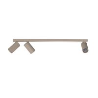 Deckenleuchte schwenkbar Beige Stahl GU10 L:84 cm Modern
