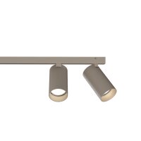 Deckenleuchte schwenkbar Beige Stahl GU10 L:84 cm Modern