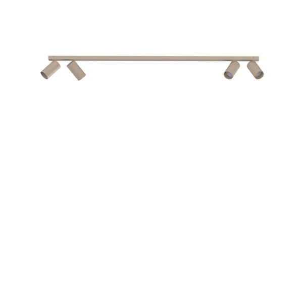 Deckenleuchte schwenkbar Stahl Beige GU10 130 cm Modern